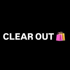 Clearout Sale 🛍️🛍️🛍️